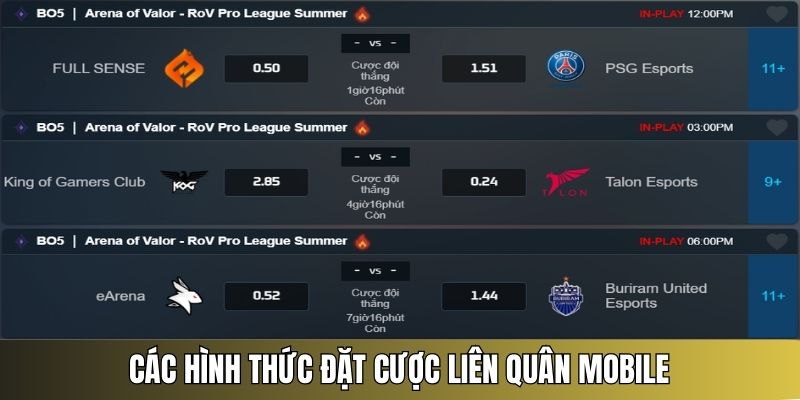 cá độ liên quân mobile